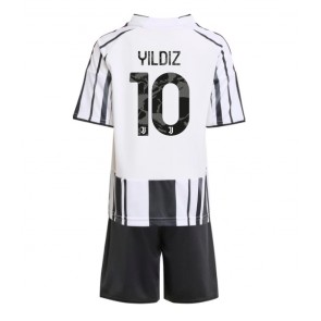 Juventus Kenan Yildiz #10 Primera Equipación Niños 2025-26 Manga Corta (+ Pantalones cortos)